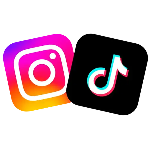 TikTok e Instagram